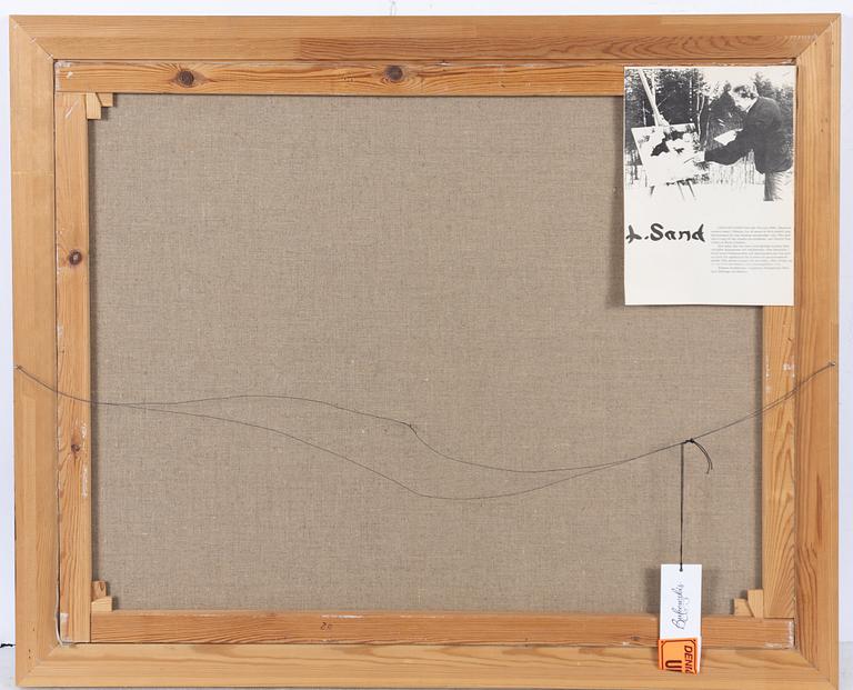 Lennart Sand, Twilight landscape with moose.