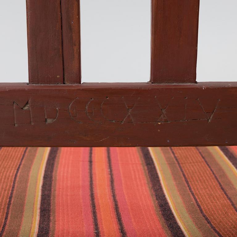 Four chairs, Sweden, 19th century.
