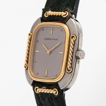 Audemars Piguet, "Lady rope", armbandsur, 17 x 19 mm, stål / guld, quartz,ca 1980-tal.