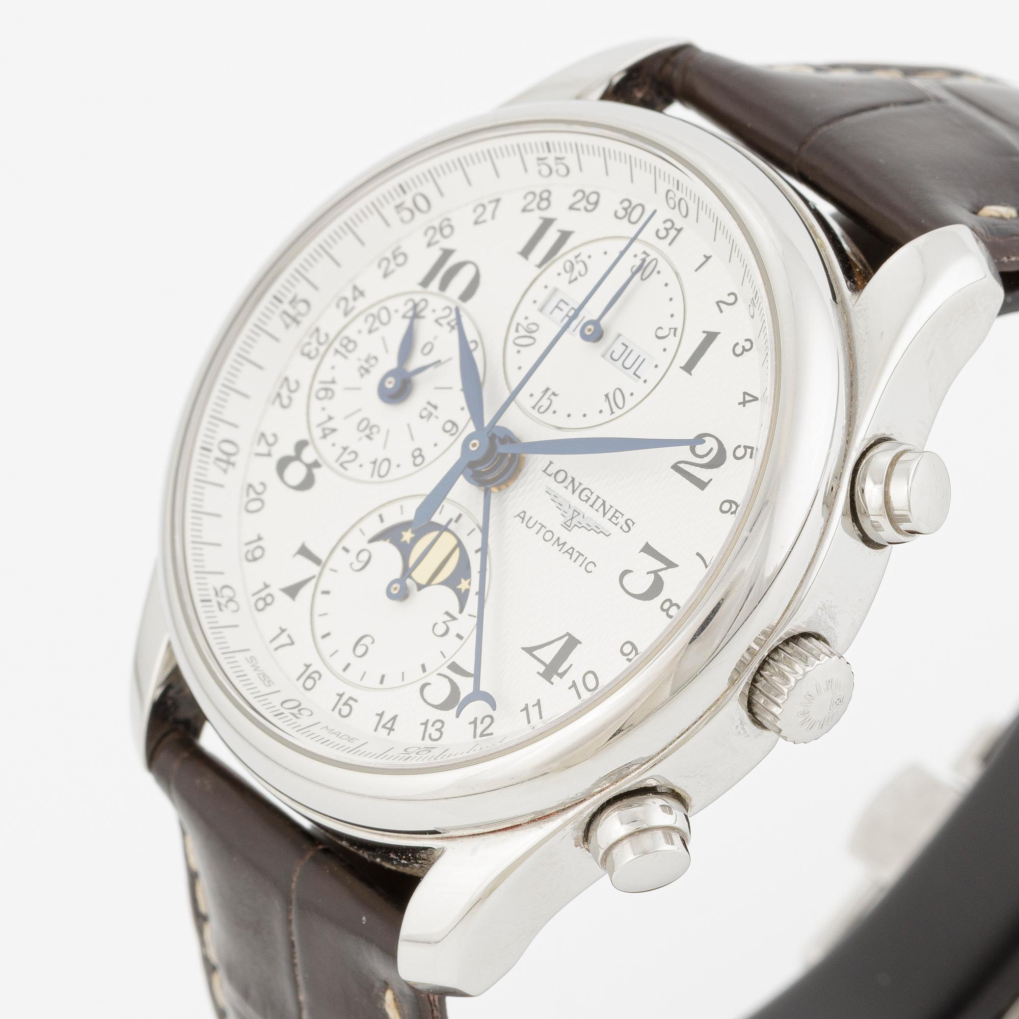 Longines, Master Collection, kronograf, armbandsur, 40 mm.