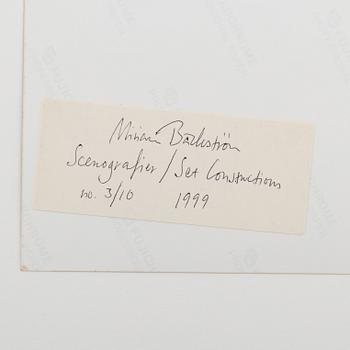 Miriam Bäckström, "Scenografier/Set Constructions", 1999.
