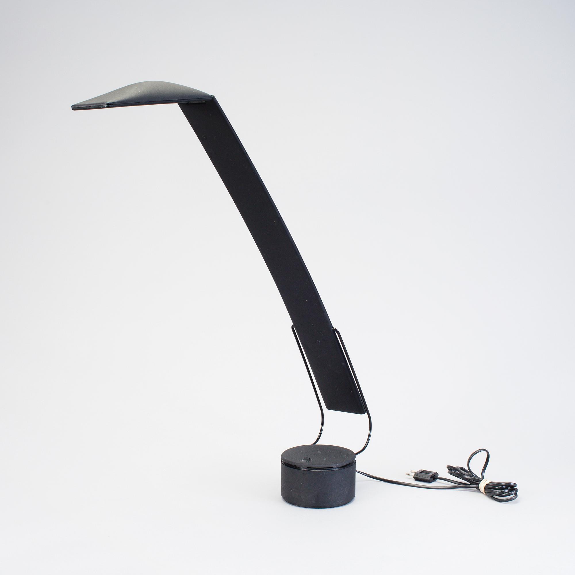 MARIO BARBAGLIA & MARCO COLOMBO, skrivbordslampa, plast, "Dove", för PAF studio, Milano, 1900-talets andra hälft.