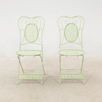 Garden set, 3 pieces, late 20th century.