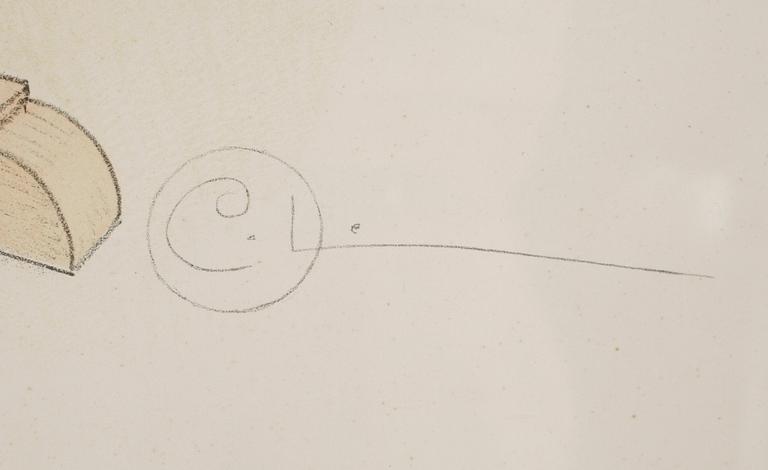 CARL LARSSON, färglitografi, tryckt signatur.