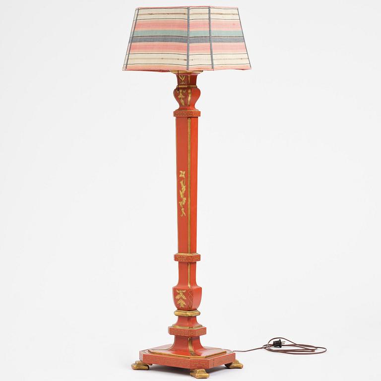Carl Malmsten, golvlampa, Swedish Grace, snickarmästare Albin Johansson, Stockholm, för Villa Kvikkjokk, 1927.
