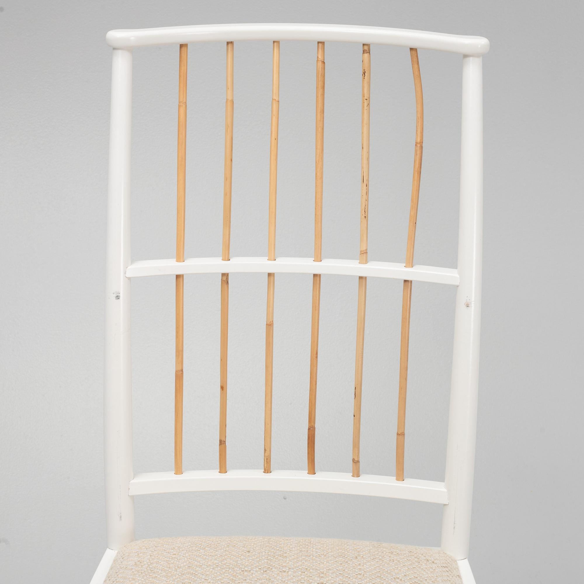 Josef Frank, chairs, set of 4, model 2025, Svenskt Tenn, Sweden, 2000s.