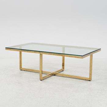 A 21st Century 5 pcs glass coffee table.