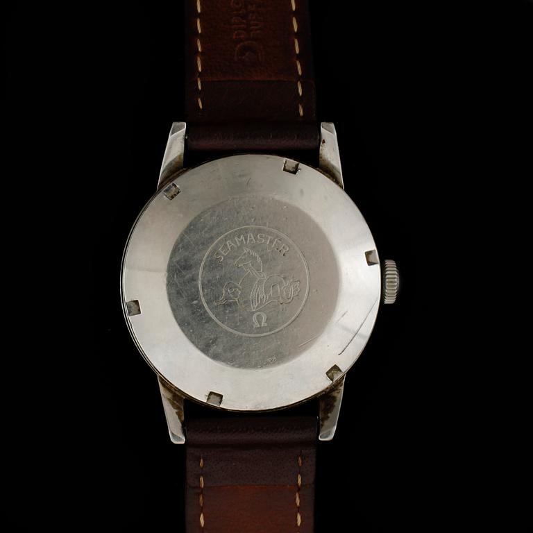 ARMBANDSUR, herr, Omega Seamaster 30, stål, 1900-talets mitt.