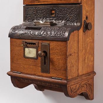 Time clock, International Time Recording Co., Binghampton New York, circa 1900.