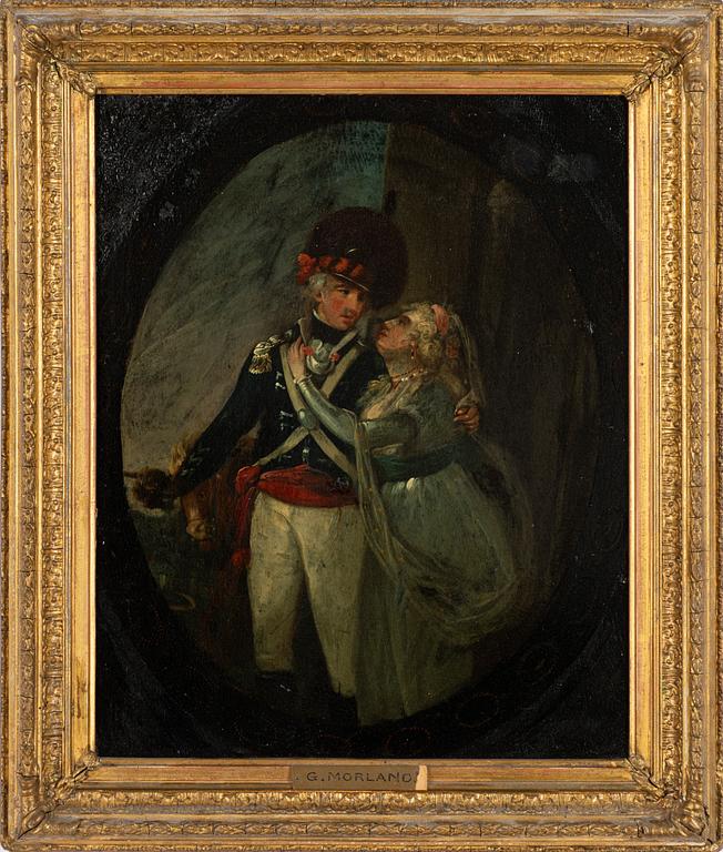 George Morland, his art, Courting.