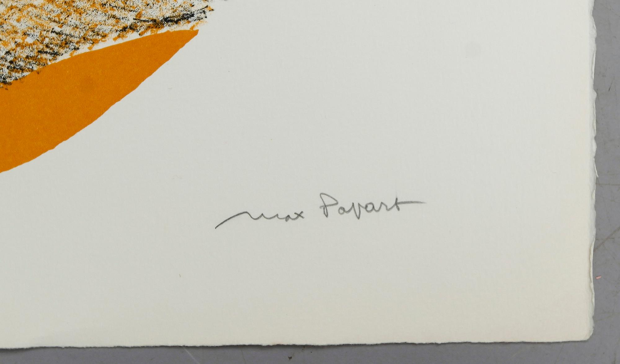 MAX PAPART, färglitografi, signerad, numrerad 85/90.