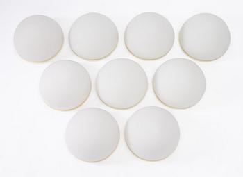 Plafond/vägglampor, 9 st, Zero.