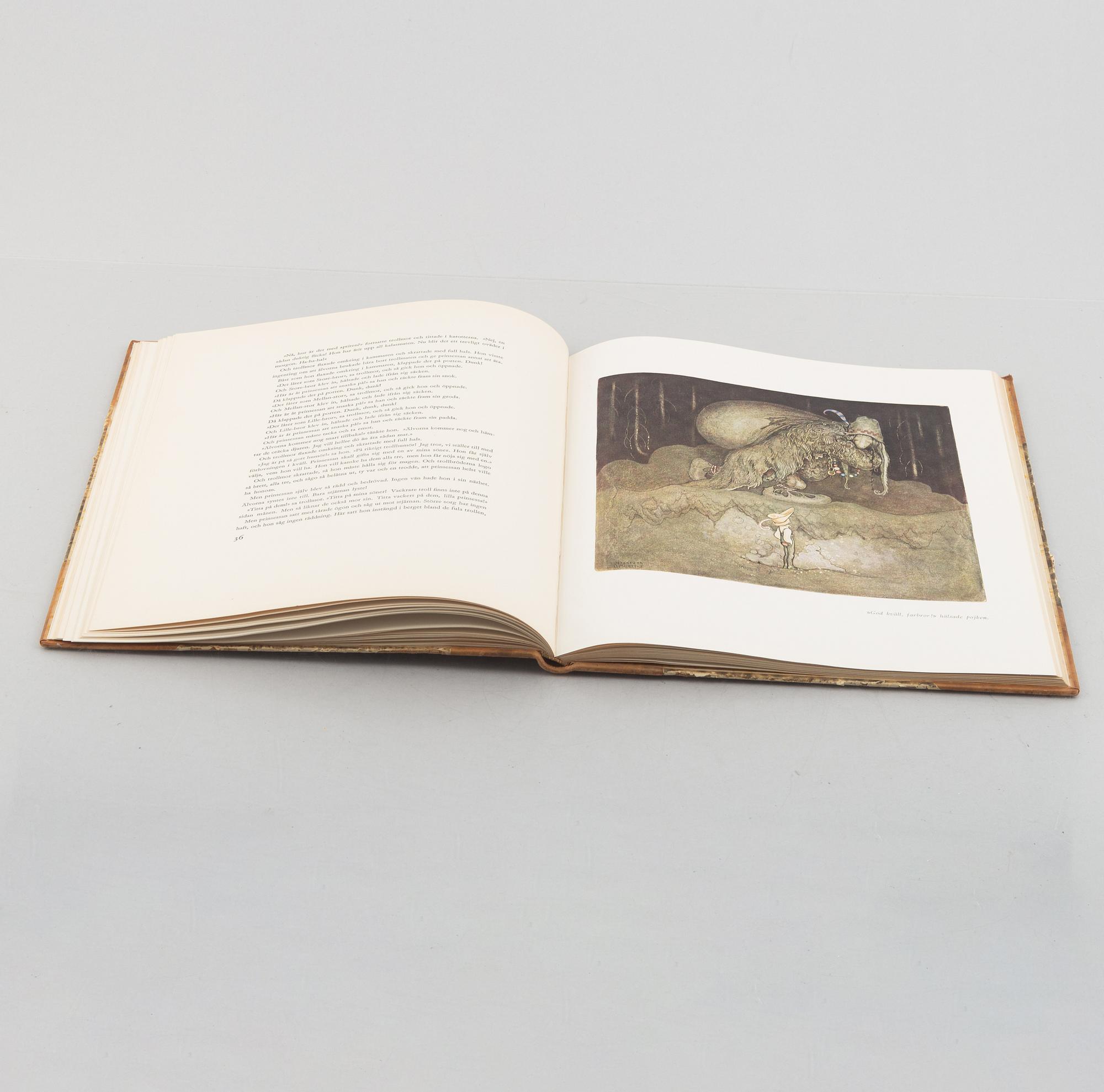 John Bauer, book 'John Bauers Bästa', Åhlén & Åkerlunds Förlag, Albert Bonnier, Stockholm 1931.
