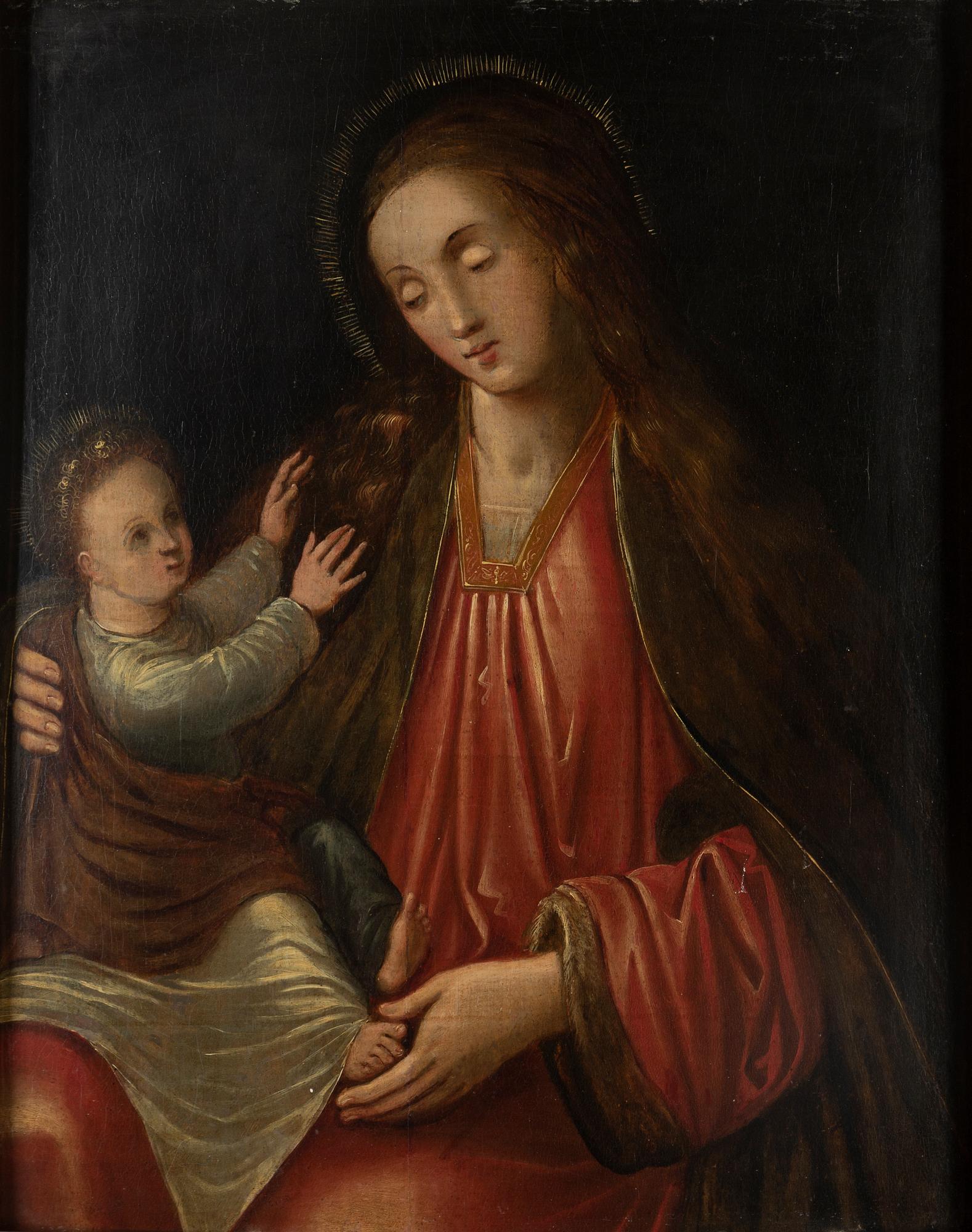 FLEMISH SCHOOL, 17th Century, oil on panel.