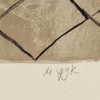 MADELEINE PYK, Lithograph in color, signed and numbered 1346/5000.