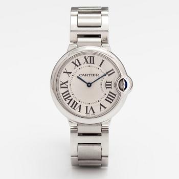 Cartier, Ballon Bleu de Cartier, wristwatch, 36 mm.