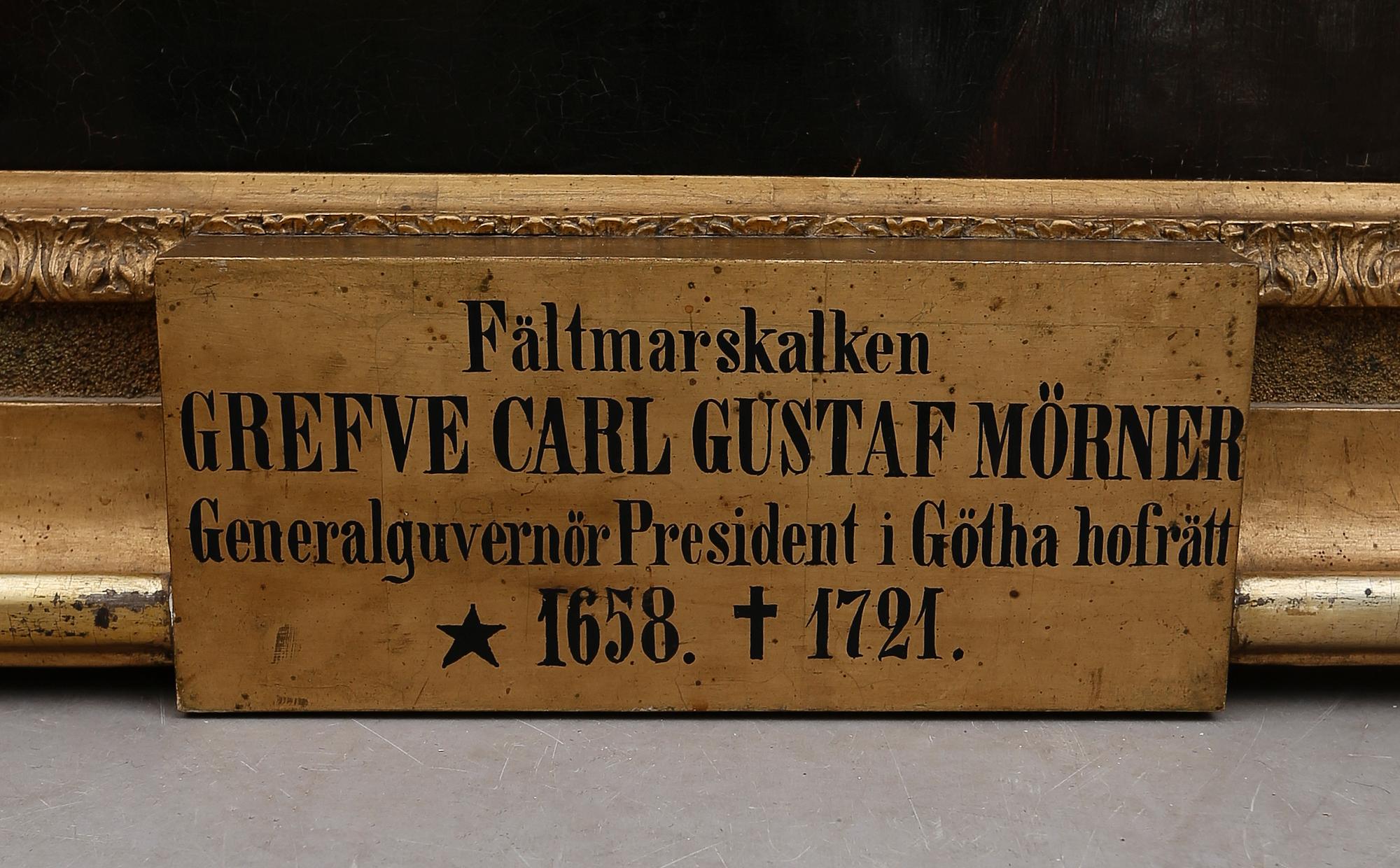 David von Krafft In the manner of the artist, "Carl Gustaf Mörner af Morlanda".