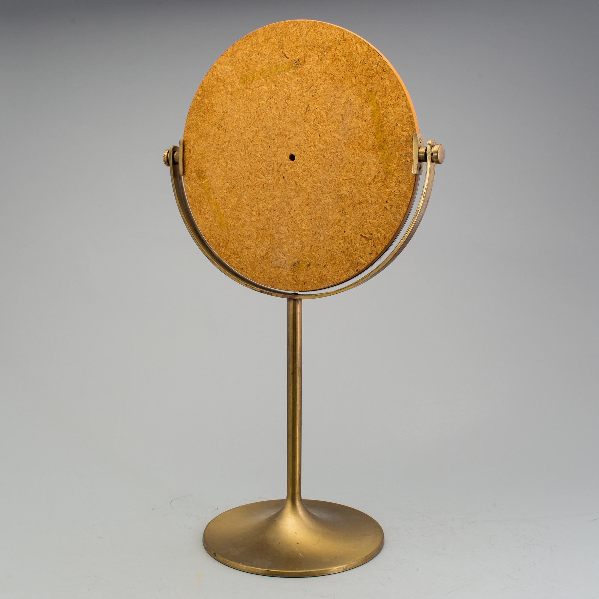 BORDSSPEGEL, mässing, 1900-talets mitt.