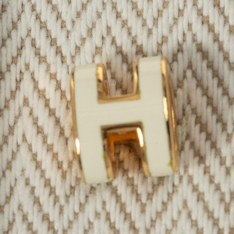 Hermès, earrings, "Mini Pop H".