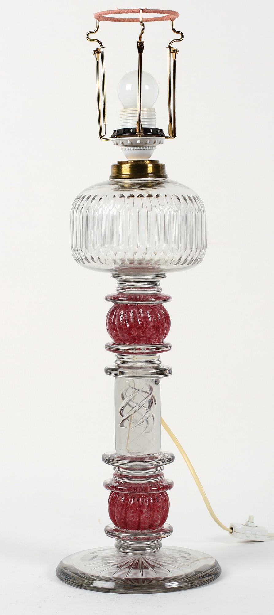 BORDSARMATUR, glas, 1900-tal.