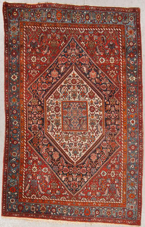 MATTA, antik, Sarouk/Bidjar, ca 204 X 132 cm.