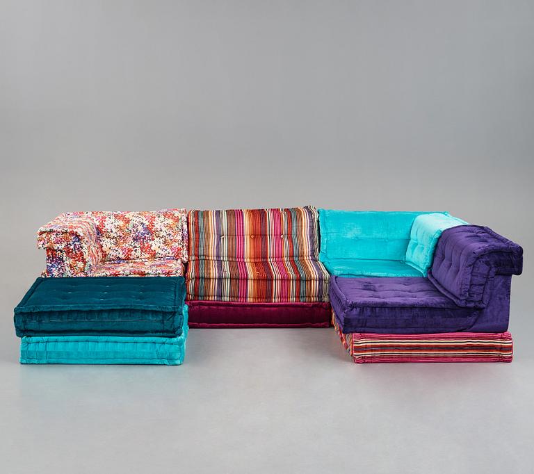 Hans Hopfer, a modular sofa "Mah Jong", Roche Bobois / Missoni 21st Century.