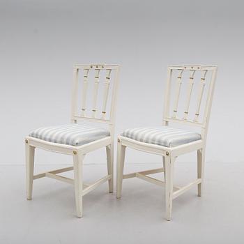 STOLAR, 1 par, Stockholms stolmakarämbetes sigill, gustavianska, omkring år 1800.