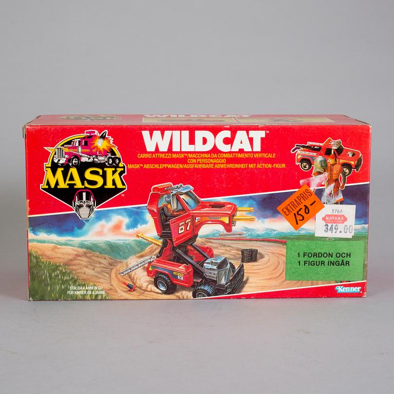 M.A.S.K, Buzzard och Wildcat i oöppnade förpackningar, Kenner, 1985.