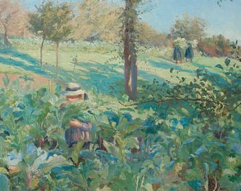 Gerda Roosval-Kallstenius, Rural scene from Brittany, France.