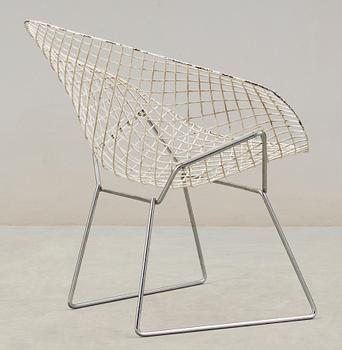 FÅTÖLJ, "Diamond chair", Harry Bertoia, modellen formgiven år 1952.