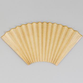 A fan leaf painting by Qiu Tao, late Qing dynasty, Guangxu, dated 1896.