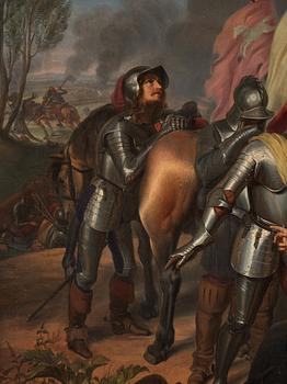 Carl Christian Vogel von Vogelstein, Moritz of Sachsen at the battle of Sievershausen 1553.