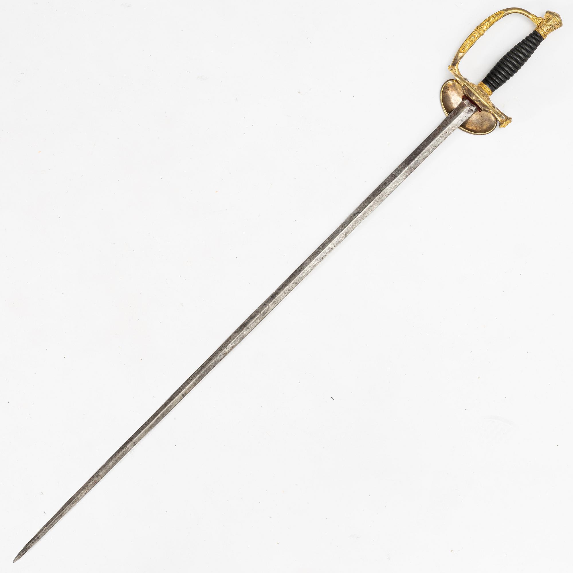 French sword, 19th century, for an officer.