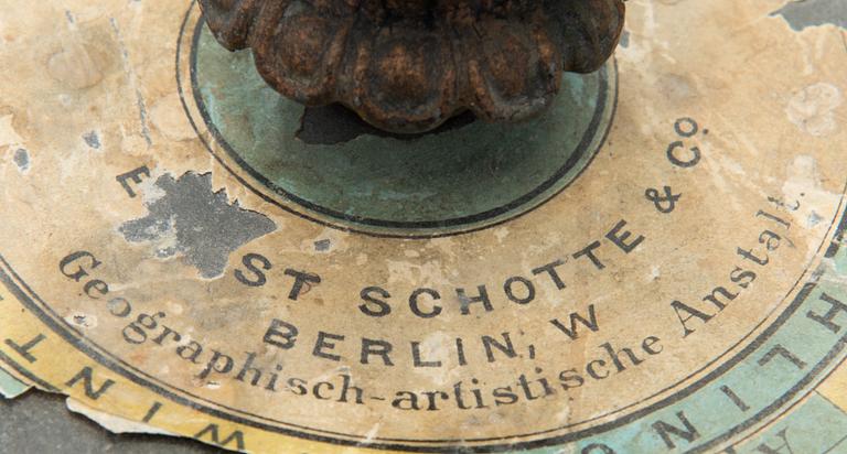 A late 19th century Germany Ernst Schotte & Co Berlin orrery.