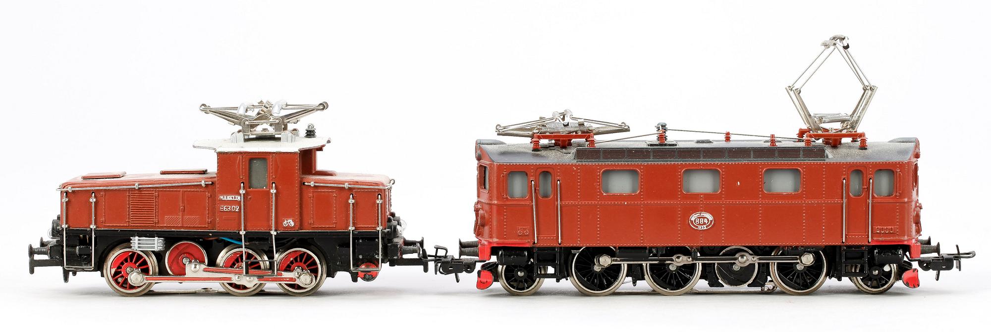 ELLOK, 2st. Märklin H0 3001 samt 3030, 1900-talets andra hälft.