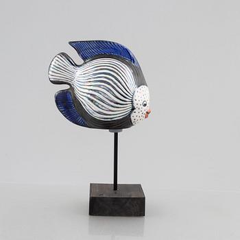 Lisa Larson, figurin, stengods, ur serien "Ocean", K-Studion, Gustavsberg.