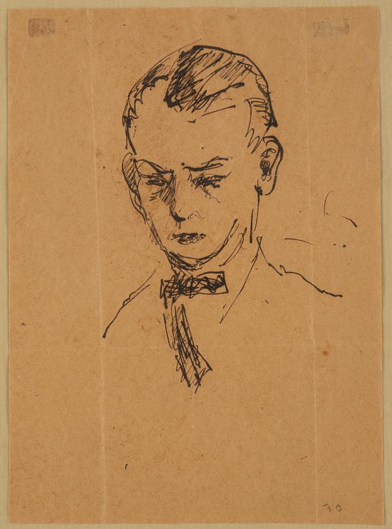 Axel Olson, A portrait and a harbour scene.
