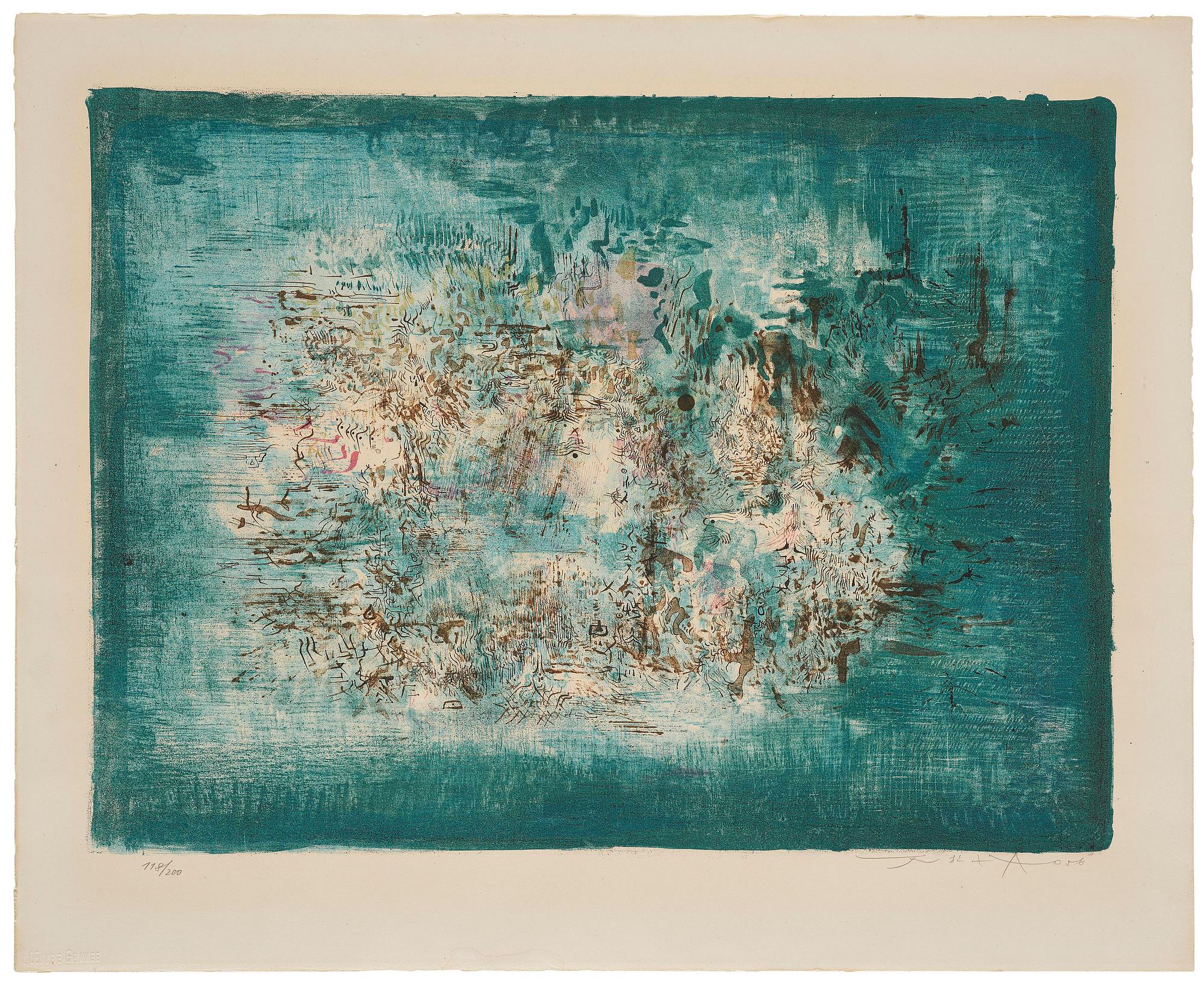 Zao Wou-ki, "Le petit jardin".