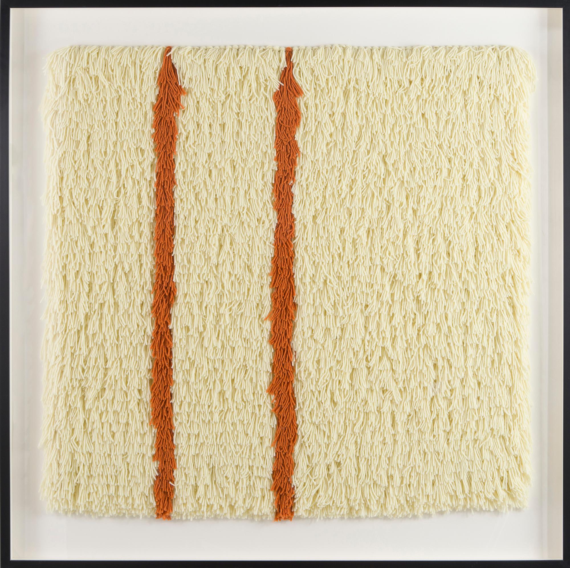 Eetu Kivinen, tekstiiliteos, noin 95x95 cm.
