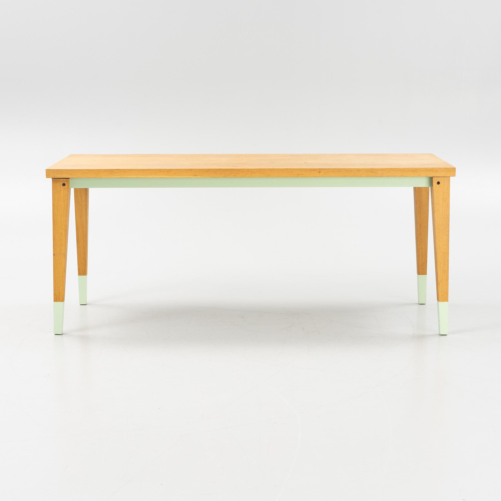 An oak 'Arx Table' from Bullenberg, Berlin.