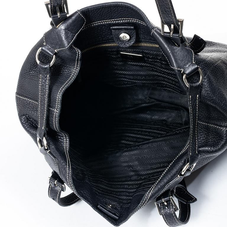 Prada, tote bag.