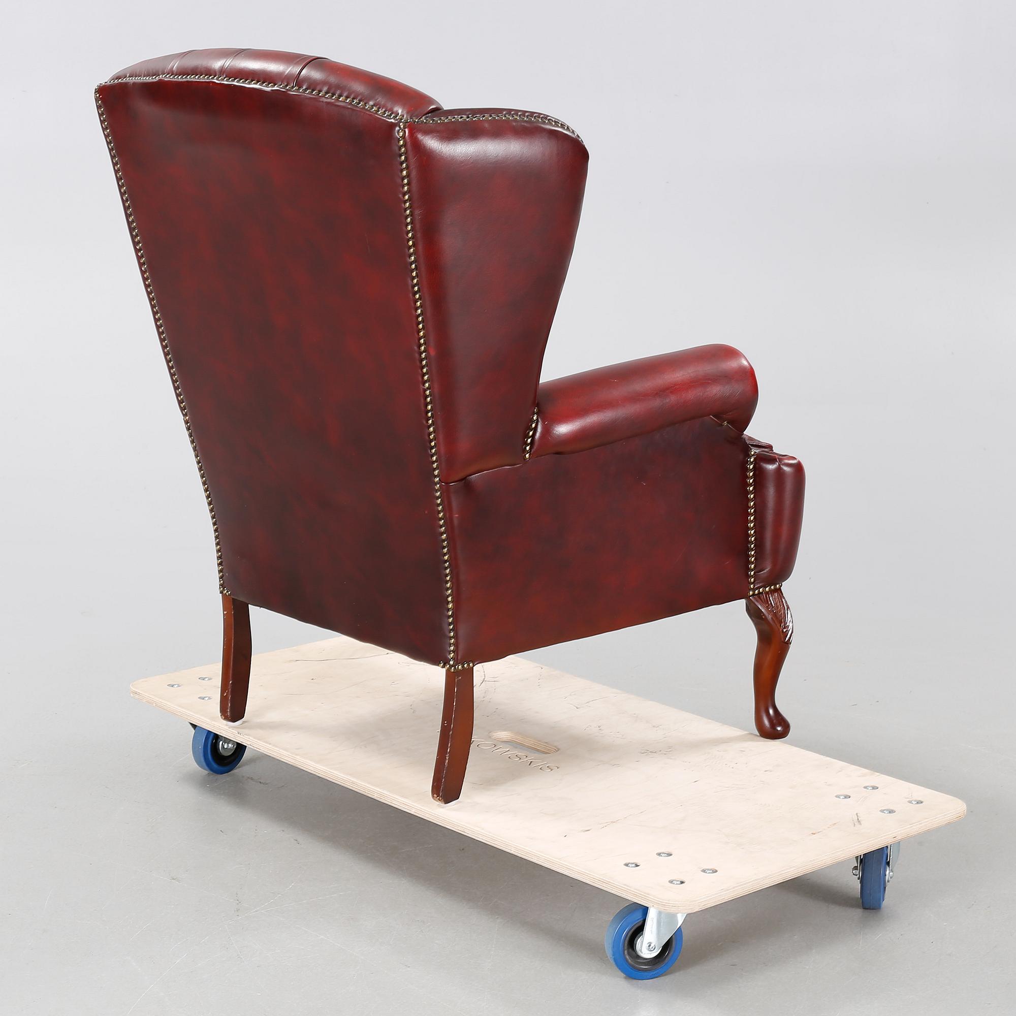 FÅTÖLJ, engelsk stil, 1900-talets andra hälft.