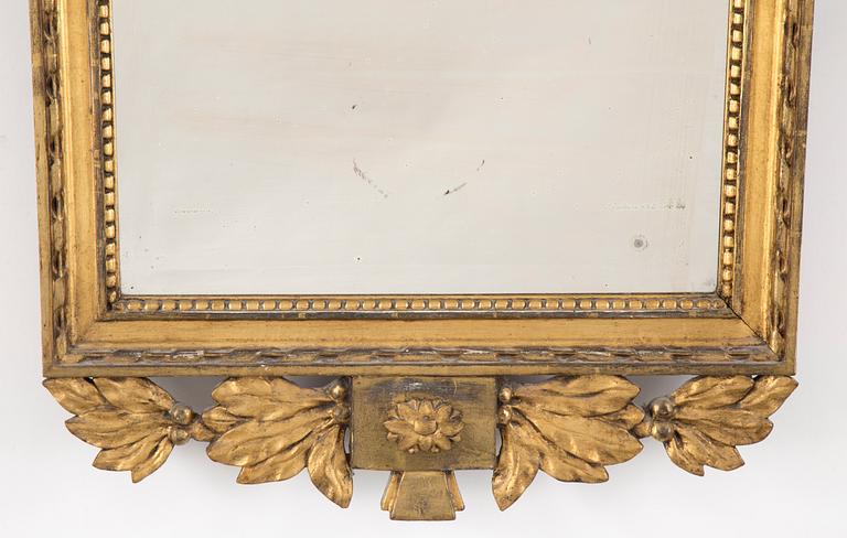 An early 20th century late Gustavian style mirror.