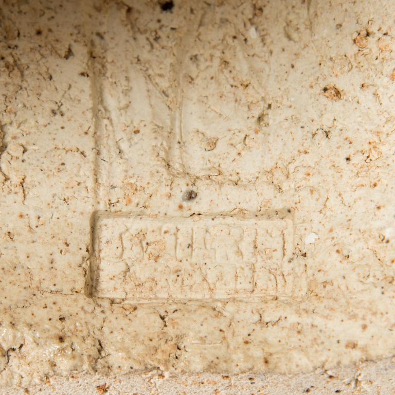 Michael Schilkin, a stoneware sculpture stamped signature Schilkin Arabia.