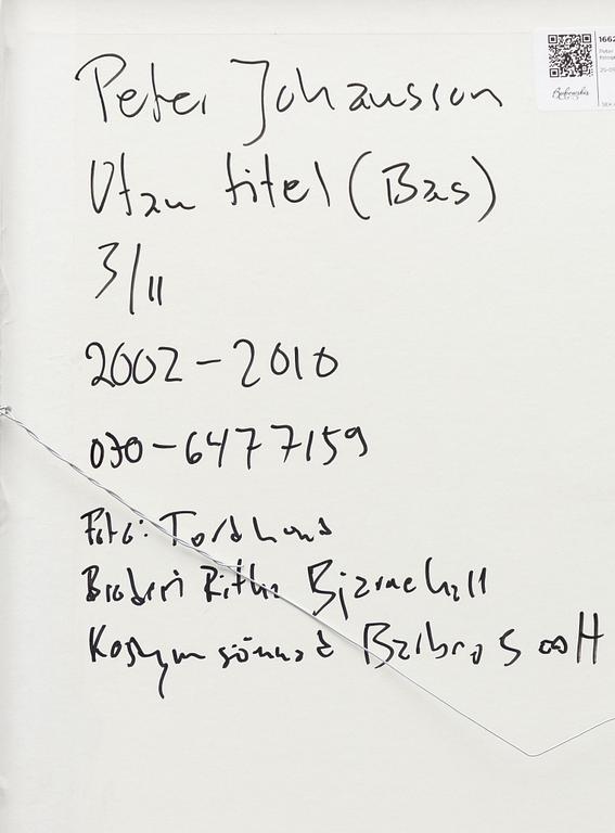 Peter Johansson, "Utan titel" (Bas), 2002-2010.