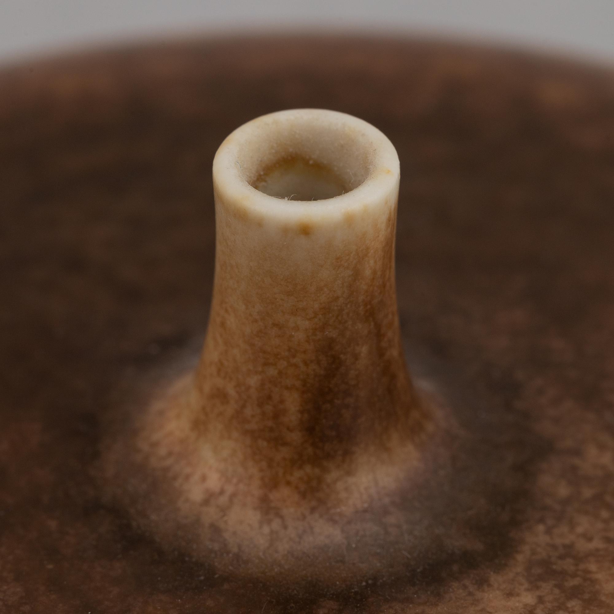 Four miniature vases and bowl by Berndt Friberg, Gustavsberg, 1958-1972.