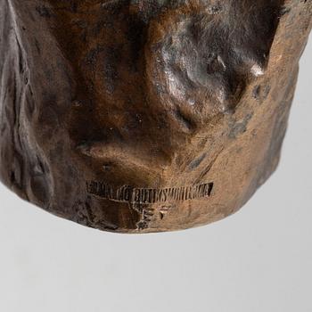 HELGE HÖGBOM, sculpture, bronze, brown patina, signed H.W.Högbom and with foundry mark AB Malmö butiksmontering.
