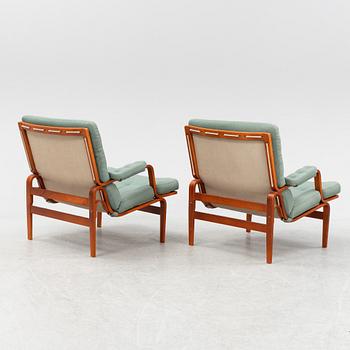 Bruno Mathsson, a pair of 'Ingrid' easy chairs, Dux.
