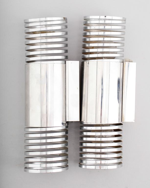 VÄGGLAMPOR, 1 par, 1900-talets mitt.