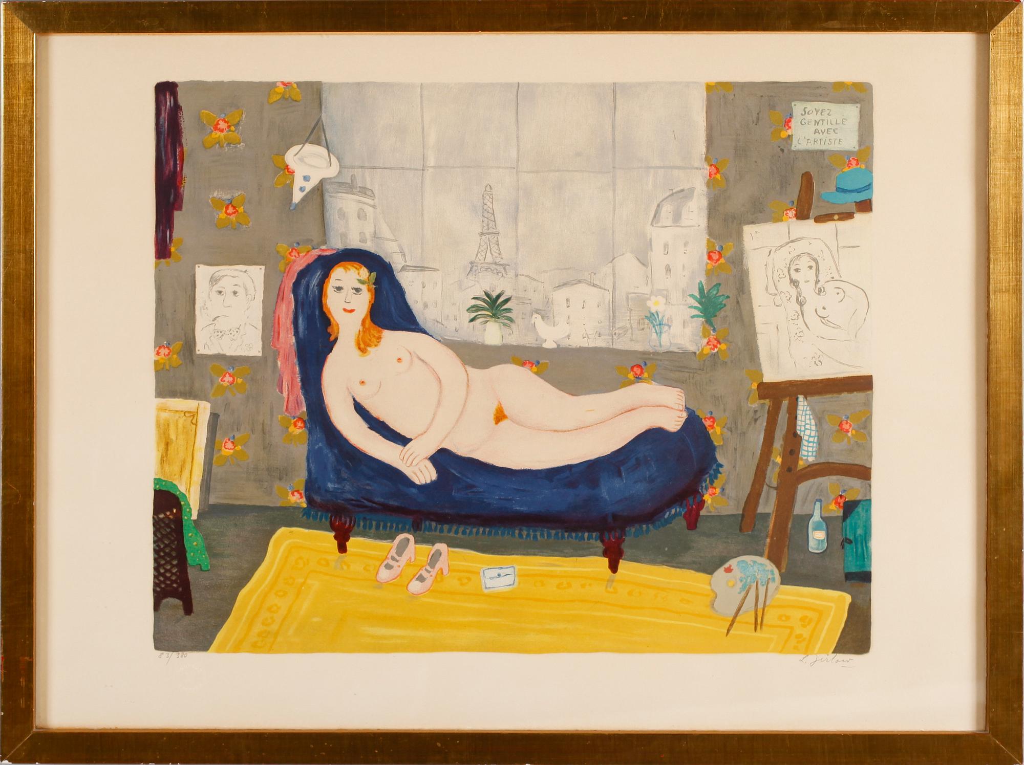 LENNART JIRLOW, färglitografi, signerad och numrerad 83/380.
